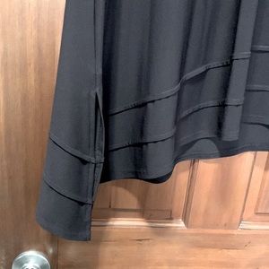 Sympli size 12, Black shirt, asymmetrical, Classic style